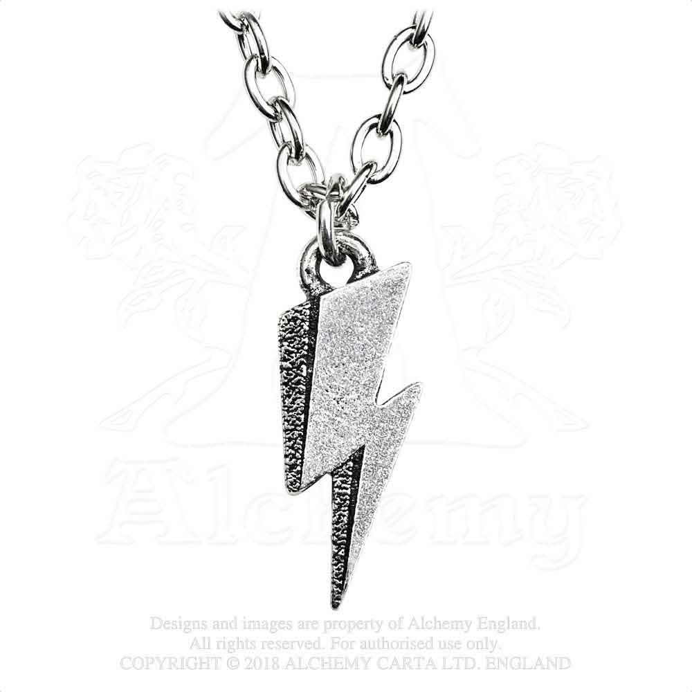 Alchemy David Bowie - Flash Halskette - Silberfarben